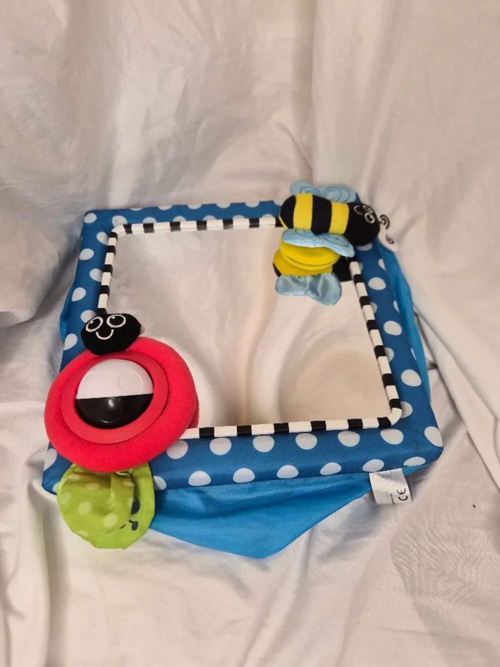 Sassy Baby Tummy Time Floor Mirror Sensory Developmental Infant Toy 0+ Months